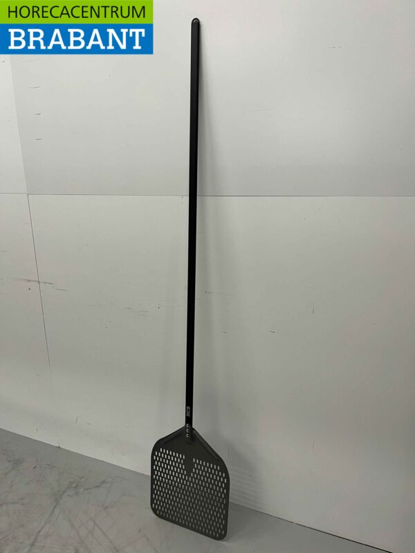 Pelle à pizza anodisée dure, lame perforée 35 cm, longueur du manche 150 cm Horeca – Image 2