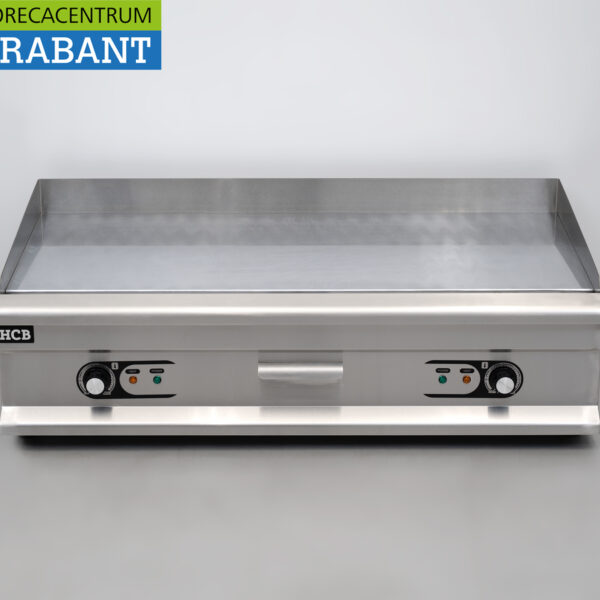 Plaque de cuisson HCB en acier inoxydable, plaque de grill chromée, 100 cm, 400 V, pour la restauration