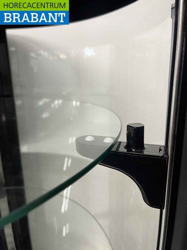Vitrine réfrigérée ronde en acier inoxydable Confiseur 400 litres 230V Horeca – Image 5