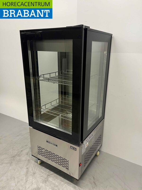 Vitrine réfrigérée en acier inoxydable Vitrine boulangerie 270 litres 230V Horeca – Image 2