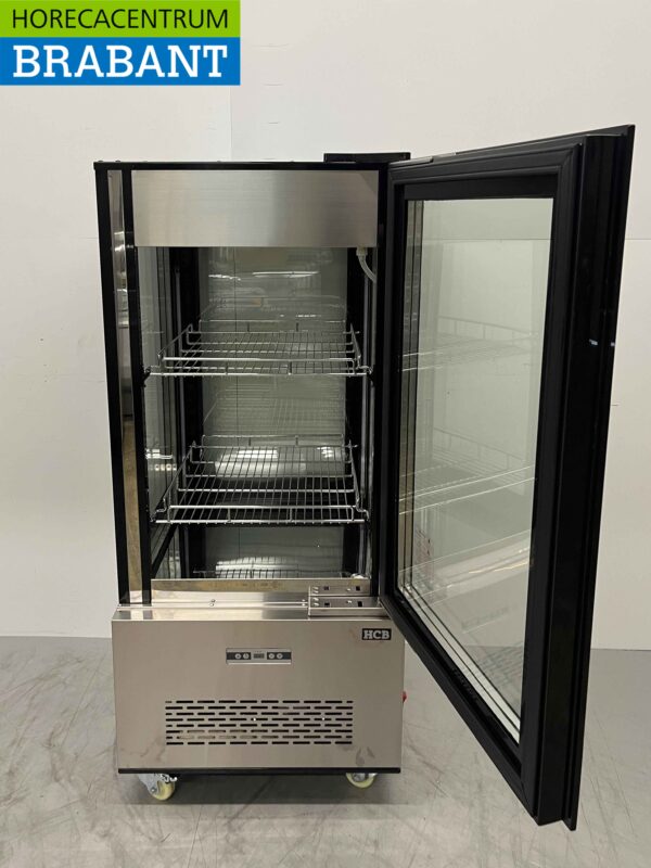 Vitrine réfrigérée en acier inoxydable Vitrine boulangerie 270 litres 230V Horeca – Image 4