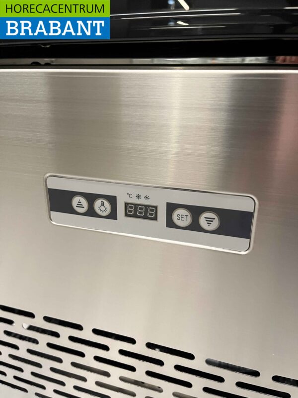 Vitrine réfrigérée en acier inoxydable Vitrine boulangerie 270 litres 230V Horeca – Image 7
