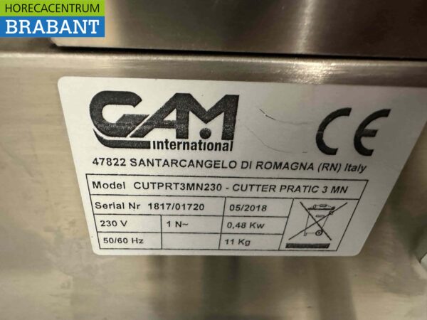 GAM Cutter Coupe-légumes 3 litres 230V Horeca – Image 6