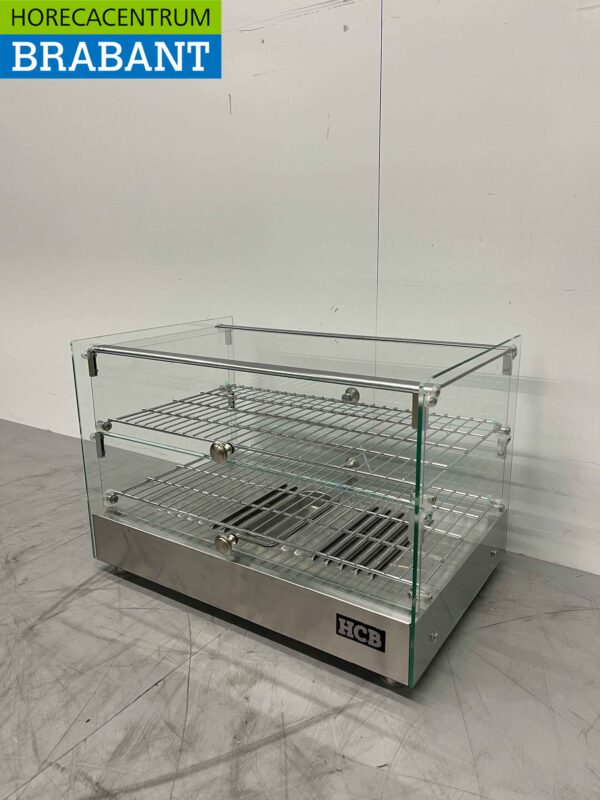 Vitrine chaude en acier inoxydable 50 litres 55,4 cm 230V Horeca – Image 4