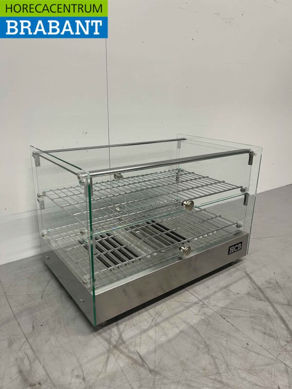 Vitrine chaude en acier inoxydable 50 litres 55,4 cm 230V Horeca – Image 3
