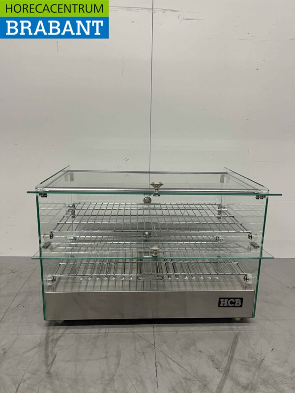 Vitrine chaude en acier inoxydable 50 litres 55,4 cm 230V Horeca – Image 2