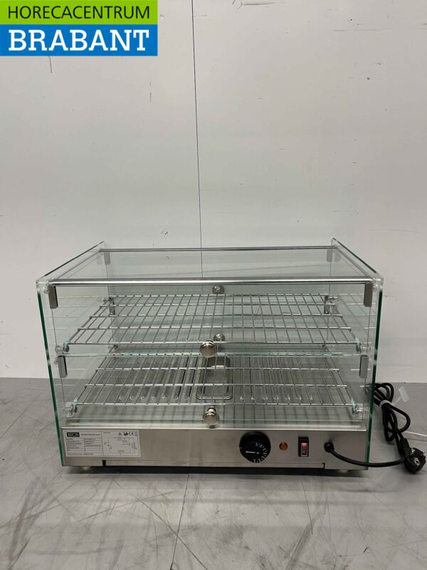 Vitrine chaude en acier inoxydable 50 litres 55,4 cm 230V Horeca – Image 5