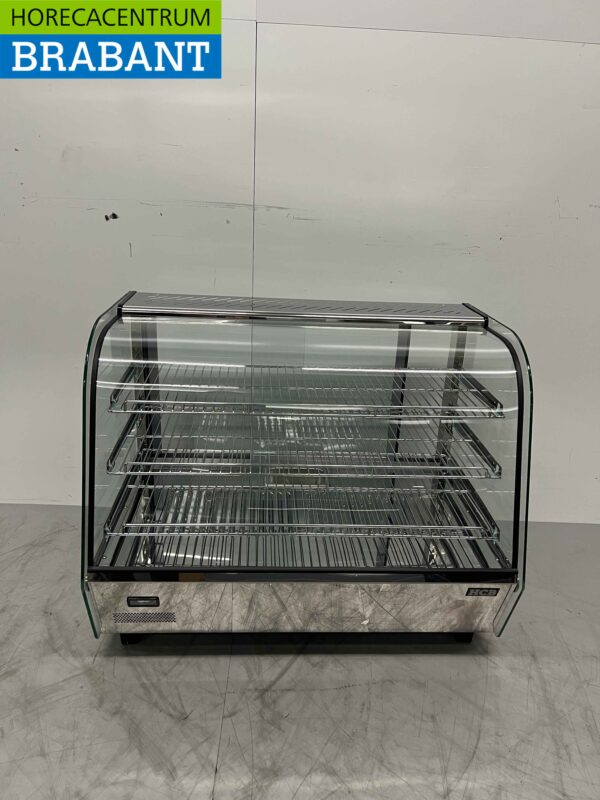 Vitrine de luxe en acier inoxydable 160 litres 86 cm 230V Horeca