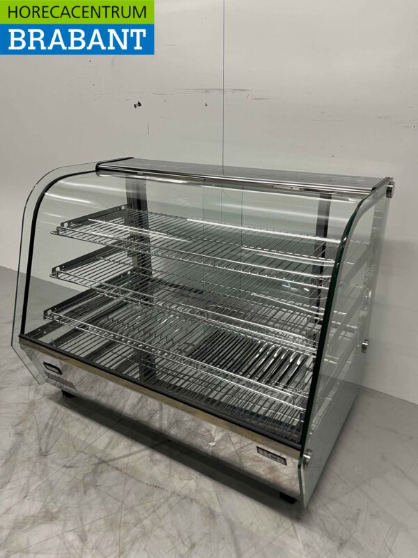 Vitrine de luxe en acier inoxydable 160 litres 86 cm 230V Horeca – Image 2