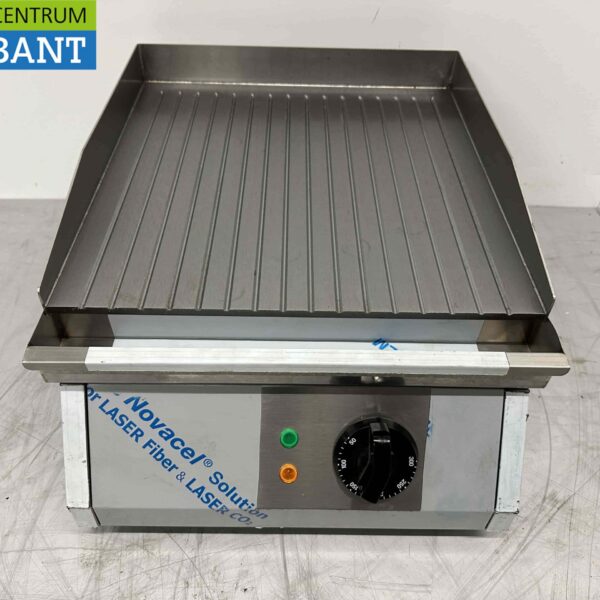 Plaque de cuisson Saro en acier inoxydable Fry Top 400 GR 230V Horeca
