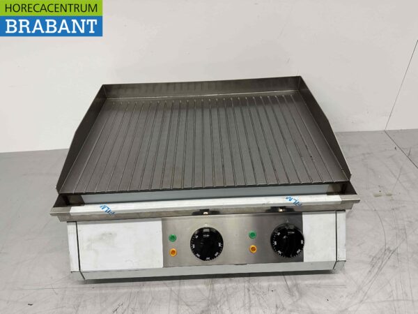 Plaque de cuisson Saro en acier inoxydable Fry Top GH610 GR 400V Horeca