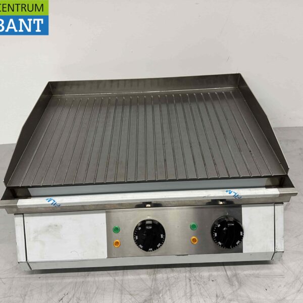 Plaque de cuisson Saro en acier inoxydable Fry Top GH610 GR 400V Horeca
