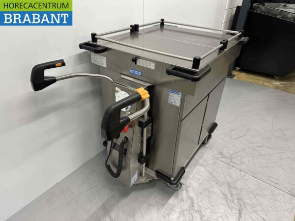 Acier inoxydable Hupfer Chariot de restauration Automoteur Armoire chaude à batterie bain-marie 10 x 1/1 GN 230V Horeca – Image 3