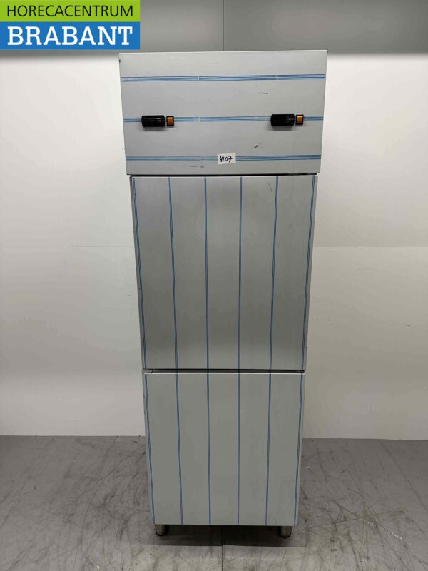 Réfrigérateur-congélateur en acier inoxydable 2 x 280 ltr 230V