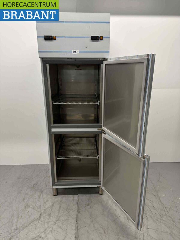 Réfrigérateur-congélateur en acier inoxydable 2 x 280 ltr 230V – Image 5
