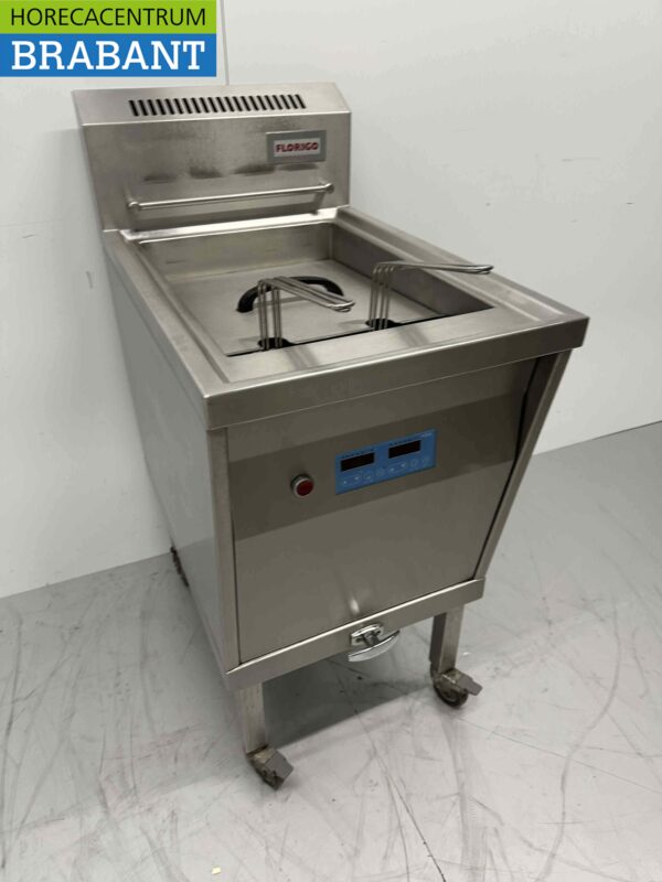 Acier inoxydable Florigo HR Friteuse à haut rendement Friteuse 20 litres 25 kW GAZ Horeca – Image 3