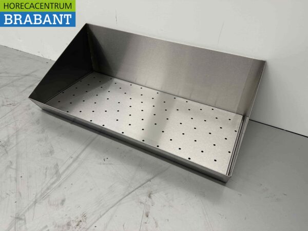 Plateau à frites en acier inoxydable Chips Premium-line 60 cm Cafétéria Restauration – Image 2