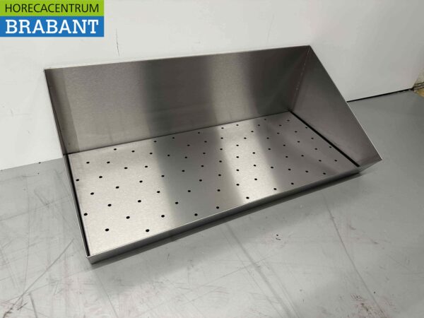 Plateau à frites en acier inoxydable Chips Premium-line 60 cm Cafétéria Restauration – Image 3