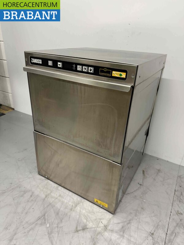 Lave-vaisselle Zanussi Zucai en acier inoxydable Chargement frontal 400V Horeca – Image 2