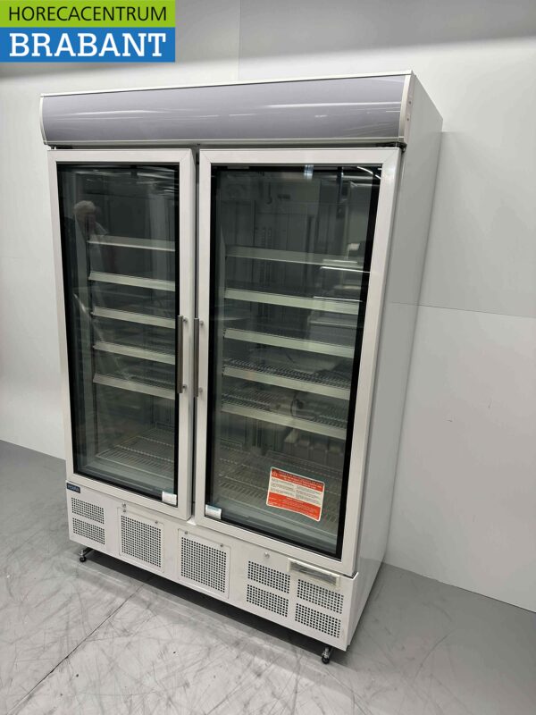 Polar GH507 Congélateur à double porte en verre Congélateur 920 litres 230V Horeca – Image 3