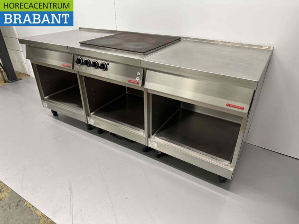 Plan de cuisson Kuppersbusch en acier inoxydable avec unités neutres 210 cm 400V Horeca – Image 2
