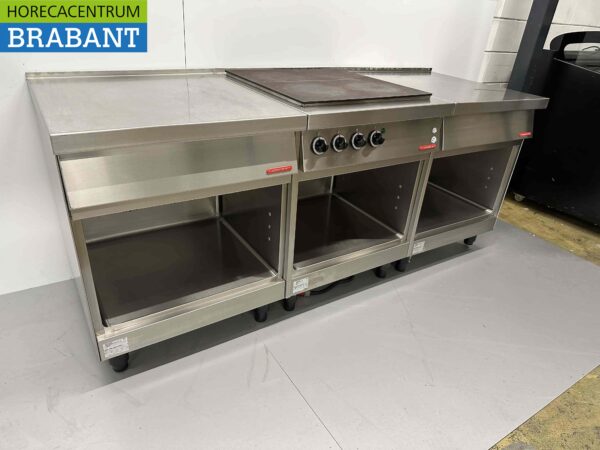 Plan de cuisson Kuppersbusch en acier inoxydable avec unités neutres 210 cm 400V Horeca – Image 3
