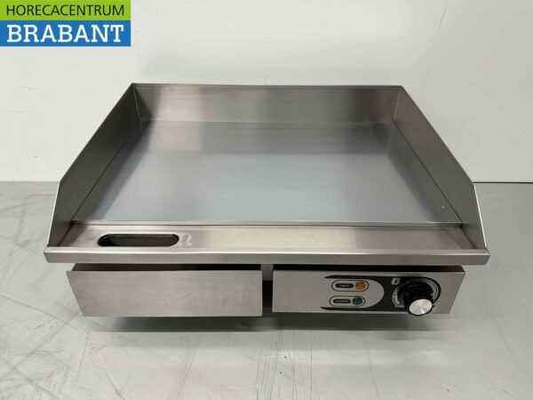 Acier inoxydable Plaque de gril Plaque de cuisson Plaque chromée 55 cm 230V Horeca