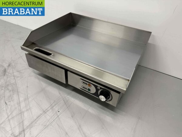 Acier inoxydable Plaque de gril Plaque de cuisson Plaque chromée 55 cm 230V Horeca – Image 4