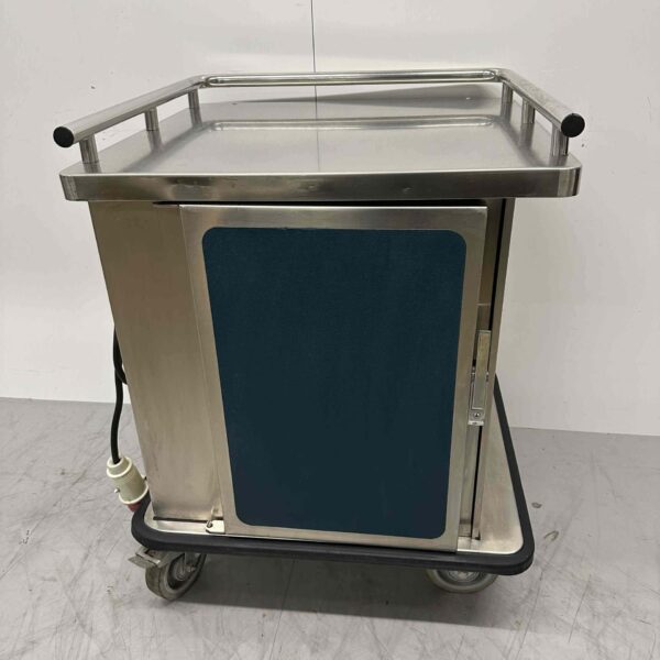 Chariot de restauration Burlodge en acier inoxydable chauffé ou réfrigéré 7 x 1/1 GN 400V Restauration