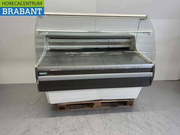 Trimco Vitrine réfrigérée Vitrine Snack 146 cm 230V Cafétéria Fries Tent Catering