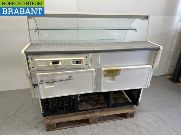 Trimco Vitrine réfrigérée Vitrine Snack 146 cm 230V Cafétéria Fries Tent Catering – Image 4