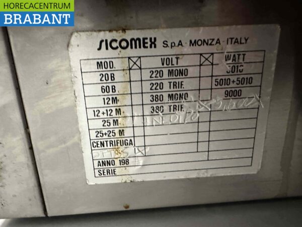 Planche à griller Sicomex en acier inoxydable 40 cm 380V Horeca – Image 5