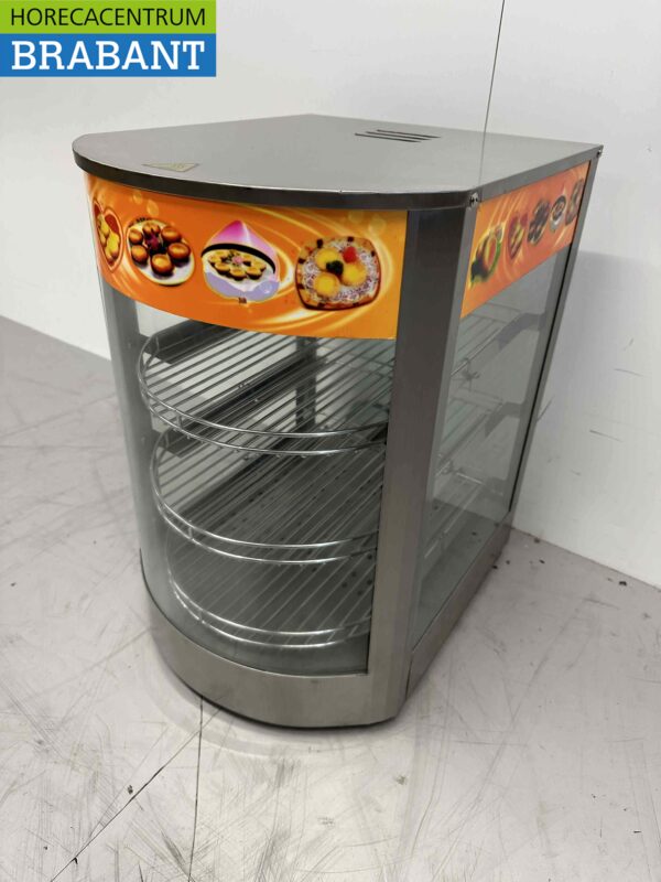 Acier inoxydable HCB Vitrine chaude Vitrine chaude 35 cm 230V Horeca – Image 2