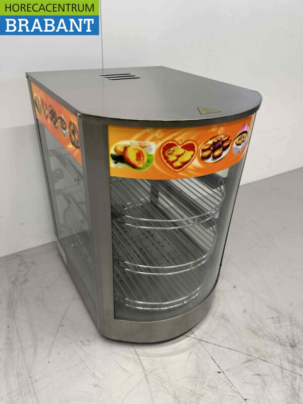 Acier inoxydable HCB Vitrine chaude Vitrine chaude 35 cm 230V Horeca – Image 3