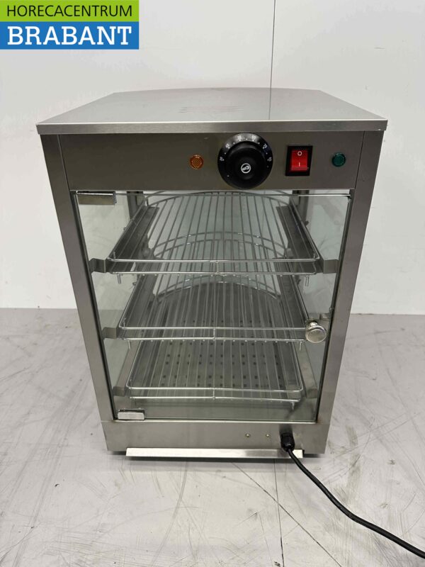 Acier inoxydable HCB Vitrine chaude Vitrine chaude 35 cm 230V Horeca – Image 4