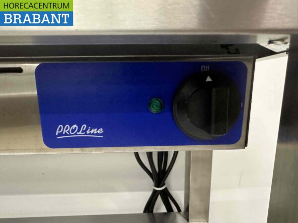 Pont double chauffant en acier inoxydable Etagère chauffante Premium-line 100 cm Horeca – Image 4