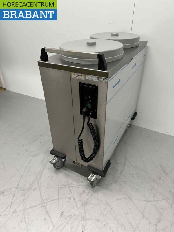 Acier inoxydable Chariot mobile pour plaques chauffantes Diamètre max. 31 cm 230V Horeca – Image 3