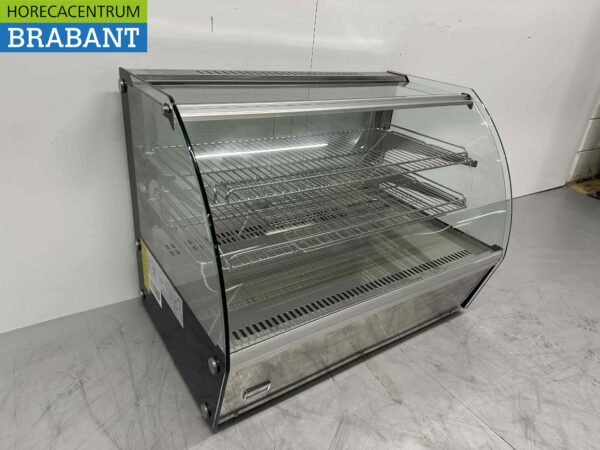 Vitrine chaude en acier inoxydable 160 litres 230V Horeca – Image 3