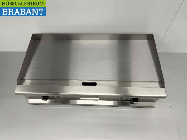 Planche à griller en acier inoxydable Plaque à griller Planche à griller lisse 100 cm 400V Horeca – Image 2