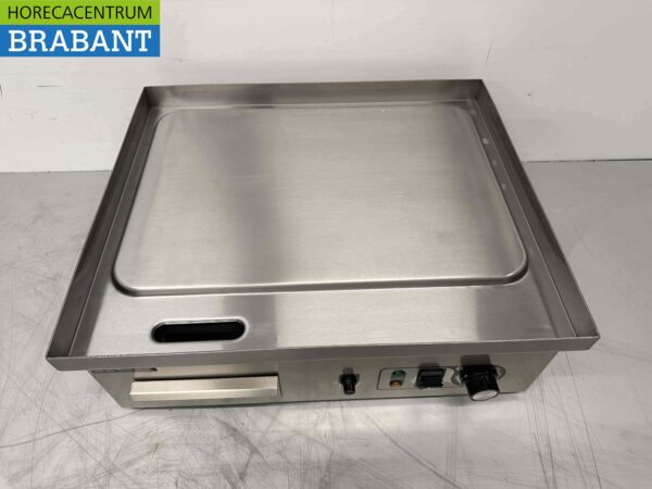 Acier inoxydable Plaque de gril Plaque de cuisson 55 cm 230V Horeca – Image 2