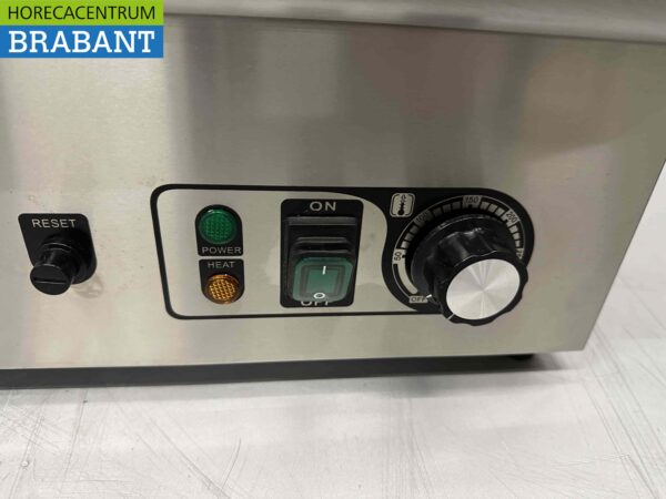 Acier inoxydable Plaque de gril Plaque de cuisson 55 cm 230V Horeca – Image 5