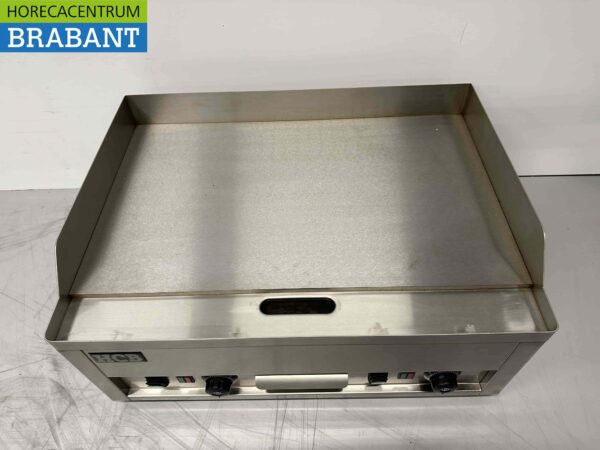 Acier inoxydable Plaque de gril Plaque de gril lisse 66 cm 400V Horeca – Image 2