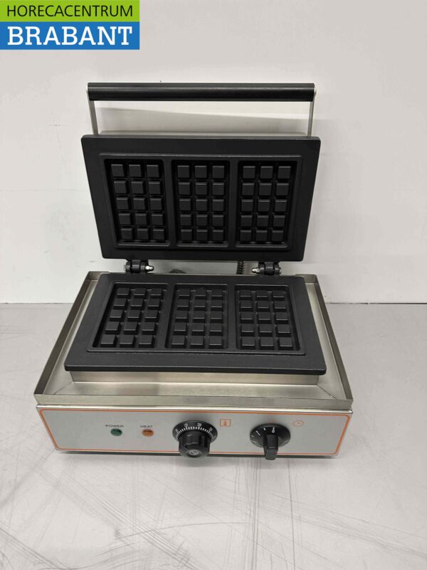 Gaufrier en acier inoxydable Gaufres de Liège 230V Horeca – Image 5