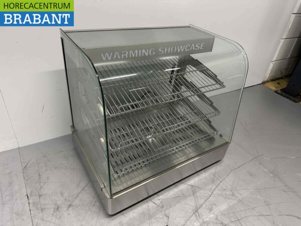 Vitrine chauffante en acier inoxydable 65 cm 230V Horeca – Image 2