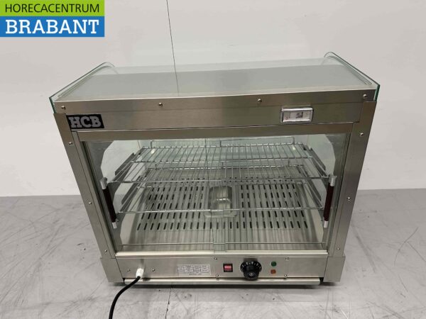 Vitrine chauffante en acier inoxydable 65 cm 230V Horeca – Image 4