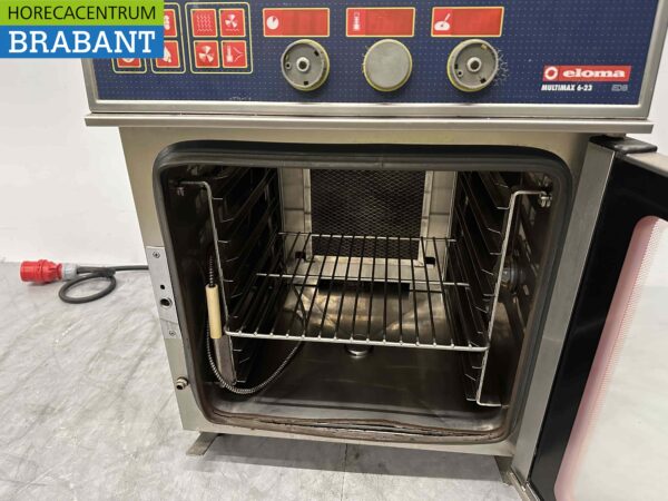 Four mixte Eloma en acier inoxydable 6 x 2/3 GN 380V Horeca – Image 5