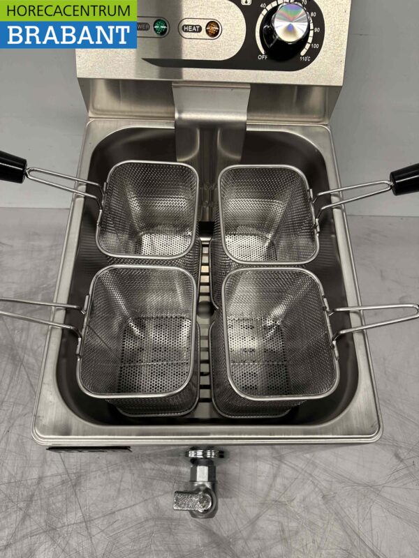 Acier inoxydable Cuiseur de pâtes électrique Pâtes 4 paniers 230V Restauration – Image 6