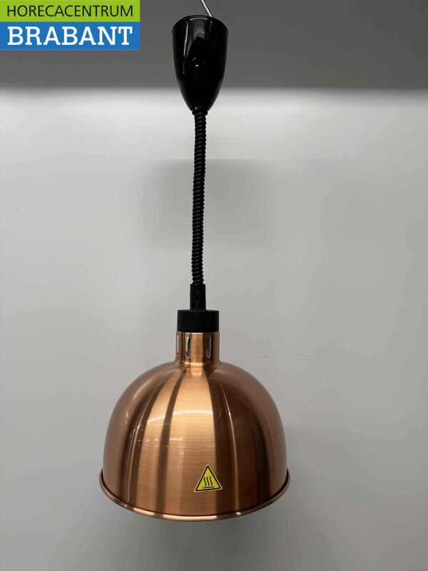 Lampe chauffante demi-ronde Bronze 290 mm 250 watts 230V Restauration