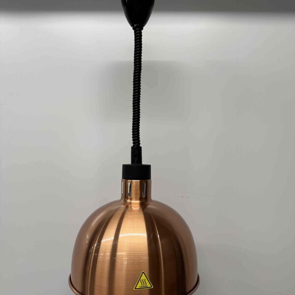 Lampe chauffante demi-ronde Bronze 290 mm 250 watts 230V Restauration