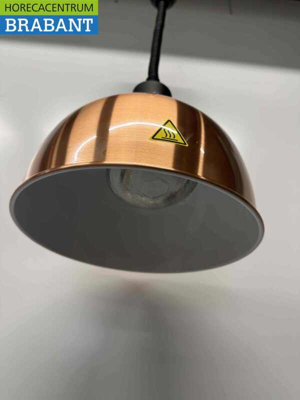 Lampe chauffante demi-ronde Bronze 290 mm 250 watts 230V Restauration – Image 2